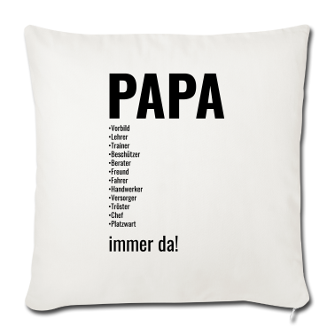 Geburtstagsgeschenk Vater Kissenbezug - Papa, Vater, Dad, Daddy, Väter, Vatertag besterdad
