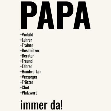 Motiv Papa, Vater, Dad, Daddy, Väter, Vatertag besterdad
