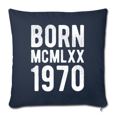 Geburtstagsgeschenk Vater Kissenbezug - Born MCMLXX 1970 Geburtstagsgeschenk