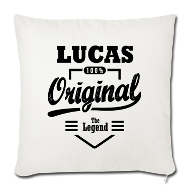 Geburtstagsgeschenk Vater Kissenbezug - Name LUCAS personalisierte Geburtstagsgeschenk Weihnachten