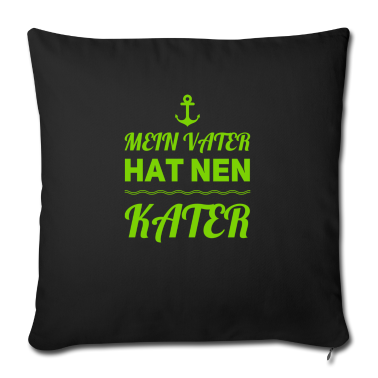 Geburtstagsgeschenk Vater Kissenbezug - Mein Vater ist ein Katzenfreund