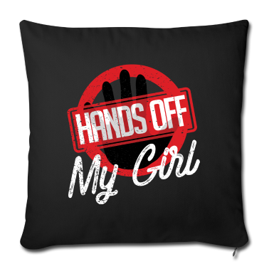 Geburtstagsgeschenk Vater Kissenbezug - Hands Off My Girl Geschenk