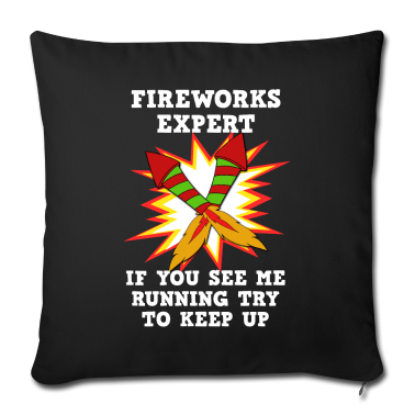 Geburtstagsgeschenk Vater Kissenbezug - Ehrfürchtiger Experte Tshirt Designfeuerwerkexperte