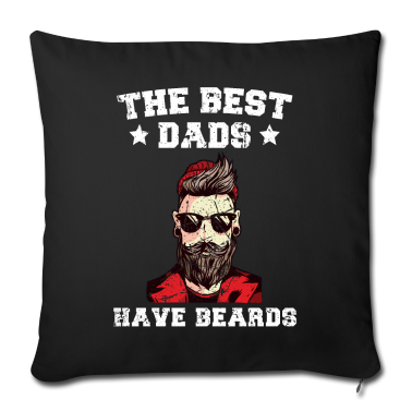 Geburtstagsgeschenk Vater Kissenbezug - Vater Bart bärtig Vater mit Bart