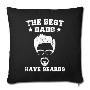 Geburtstagsgeschenk Vater Kissenbezug - Vater Bart bärtig Vater mit Bart
