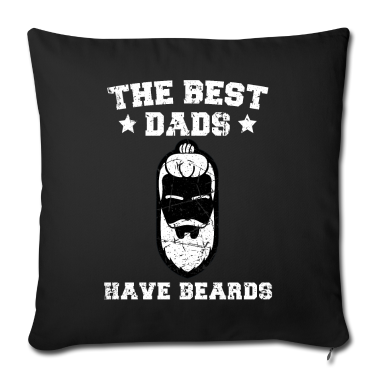 Geburtstagsgeschenk Vater Kissenbezug - Vater Bart bärtig Vater mit Bart