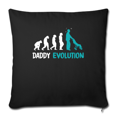Geburtstagsgeschenk Vater Kissenbezug - Lustige Vater Evolution