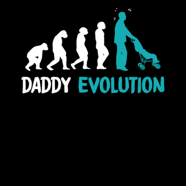 Motiv Lustige Vater Evolution