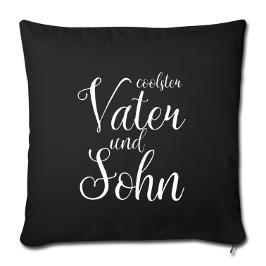 Geburtstagsgeschenk Vater Kissenbezug - Vater und Sohn Alleinerziehender Vater Kind Papa