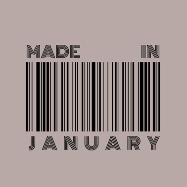 Motiv Made in January | Geburtstagsgeschenk Januar
