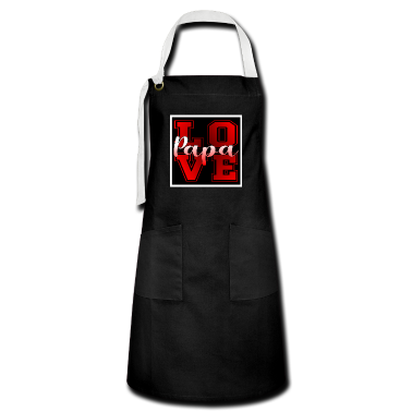 Geburtstagsgeschenk Vater Schürze - PAPA LOVE VATERTAG GEBURTSTAGSGESCHENKE VATER