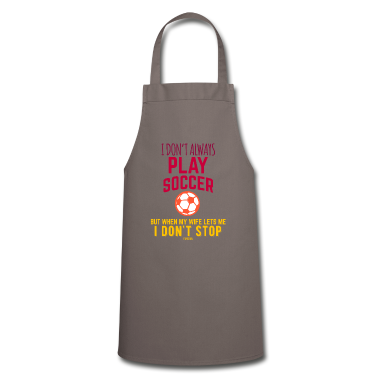 Geburtstagsgeschenk Vater Schürze - Fußball Vater Geburtstagsgeschenk Ehemann