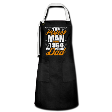 Geburtstagsgeschenk Vater Schürze - Perfekte Mann 1964 Geboren Stolzer Papa Geschenk
