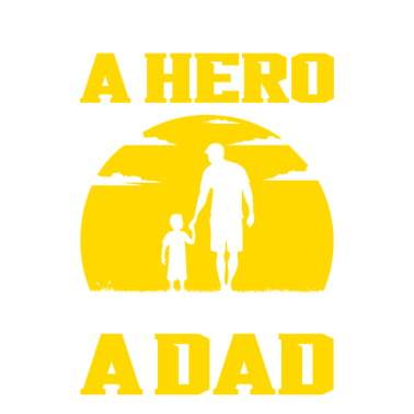 Motiv Who needs a hero Sohn Vater Geburtstagsgeschenk