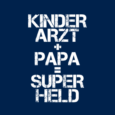 Motiv Kinderarzt Arzt Papa Vater Superheld Geschenk