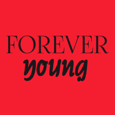 Motiv Forever Young - Geburtstagsgeschenk