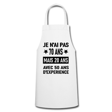 Geburtstagsgeschenk Vater Schürze - Ich bin nicht 70 Geburtstagsgeschenk.