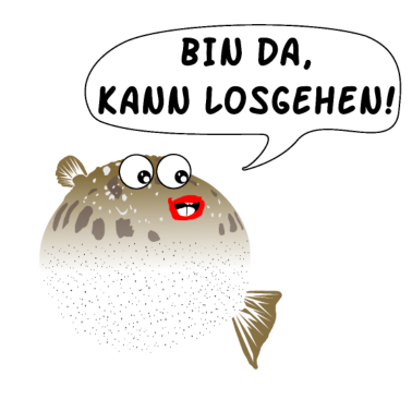 Motiv Bin Da Kann Losgehen Shirt Geburtstagsgeschenk Top
