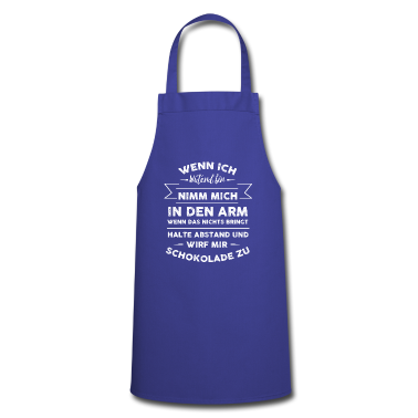 Geburtstagsgeschenk Vater Schürze - Wirf mir Schokolade zu Geschenk