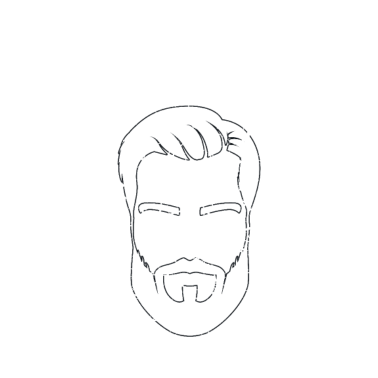 Motiv Vater Bart bärtig Vater mit Bart