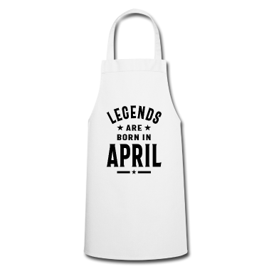 Geburtstagsgeschenk Vater Schürze - April Geburtstagsgeschenk Legenden werden im April geboren