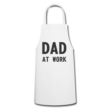 Geburtstagsgeschenk Vater Schürze - Vater bei der Arbeit