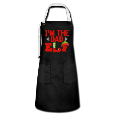 Geburtstagsgeschenk Vater Schürze - Ich bin der Vater Elf