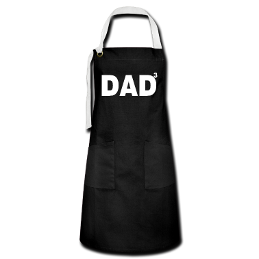 Geburtstagsgeschenk Vater Schürze - Vater von 3