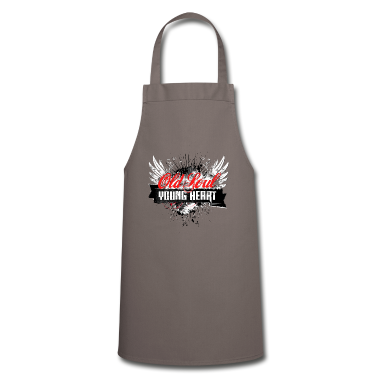 Geburtstagsgeschenk Vater Schürze - Alte Seele, junges Herz, Geburtstagsgeschenk