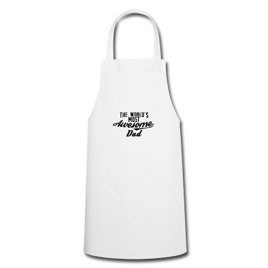 Geburtstagsgeschenk Vater Schürze - The world's most awesome Dad - schwarz
