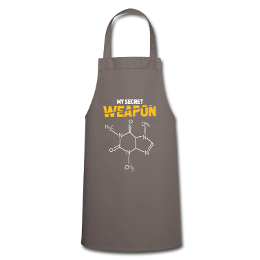 Geburtstagsgeschenk Vater Schürze - Caffeine My Secret Weapon Geschenk