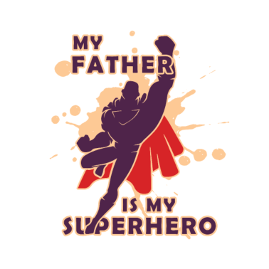Motiv Mein Vater ist mein Superheld!