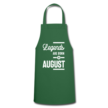 Geburtstagsgeschenk Vater Schürze - August Geburtstagsgeschenk Legenden werden im August geboren