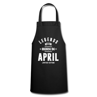 Geburtstagsgeschenk Vater Schürze - April Geburtstagsgeschenk Legenden werden im April geboren