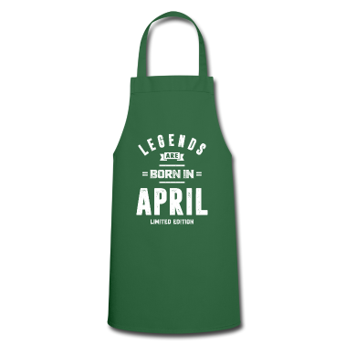 Geburtstagsgeschenk Vater Schürze - April Geburtstagsgeschenk Legenden werden im April geboren