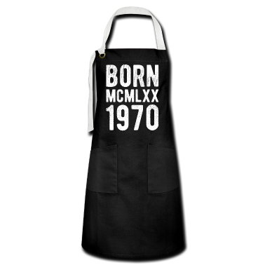 Geburtstagsgeschenk Vater Schürze - Born MCMLXX 1970 Geburtstagsgeschenk