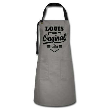 Geburtstagsgeschenk Vater Schürze - Nennen Sie LOUIS personalisierte Geburtstagsgeschenk Weihnachten