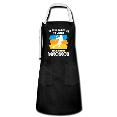 Geburtstagsgeschenk Vater Schürze - WasserfarbenLacrosse Sport Vater
