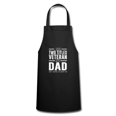 Geburtstagsgeschenk Vater Schürze - Vater und Veteran