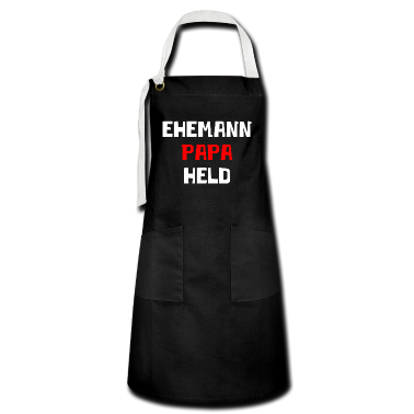Geburtstagsgeschenk Vater Schürze - Ehemann Papa Held