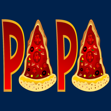 Motiv PAPA PIZZA FOODILLUSTRATION FAST FOOD PIZZABÄCKER