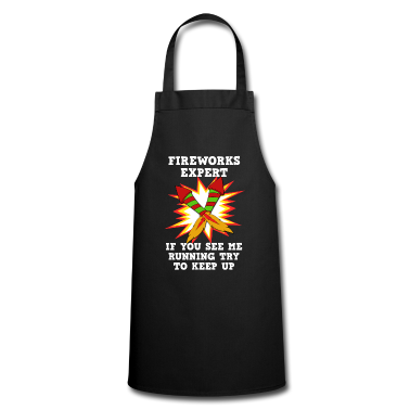 Geburtstagsgeschenk Vater Schürze - Ehrfürchtiger Experte Tshirt Designfeuerwerkexperte