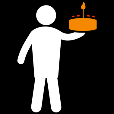 Motiv Geburtstagsgeschenk Geburtstagstorte Party