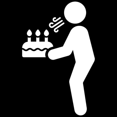 Motiv Geburtstagsgeschenk Torte zur Geburtstagsparty