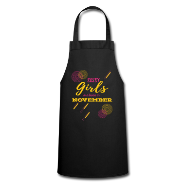 Geburtstagsgeschenk Vater Schürze - Freche Mädchen November Geburtstagsgeschenk