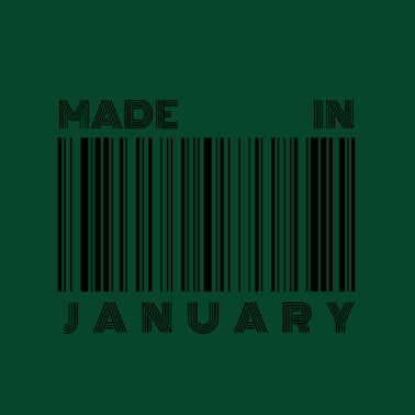 Motiv Made in January | Geburtstagsgeschenk Januar
