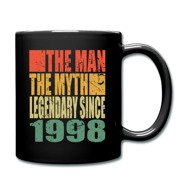 Geburtstagsgeschenk Vater Tasse - Geboren 1998 The Man The Myth Geburtstag