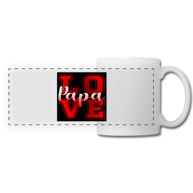 Geburtstagsgeschenk Vater Tasse - PAPA LOVE VATERTAG GEBURTSTAGSGESCHENKE VATER