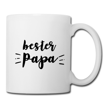 Geburtstagsgeschenk Vater Tasse - Bester Papa Vater Design
