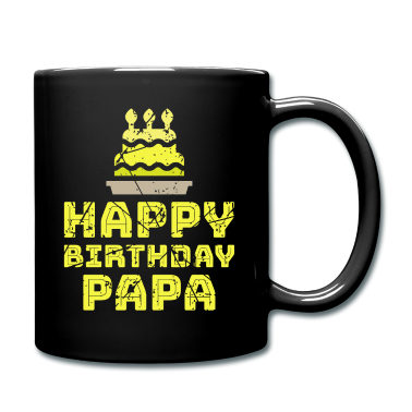 Geburtstagsgeschenk Vater Tasse - Happy Birthday Papa Vater Geburtstag